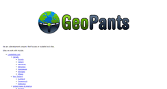 Desktop Screenshot of geopants.com