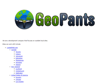 Tablet Screenshot of geopants.com